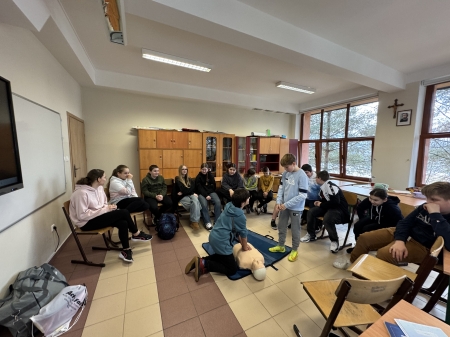 Uczniowie klas IV–VIII przeszli szkolenie z pierwszej pomocy!
