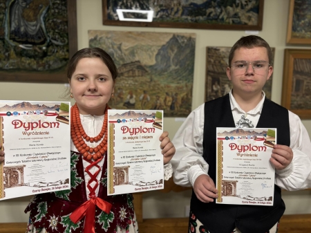 Sukcesy w tegorocznej edycji konkursu ''Góralska Cytanka''!