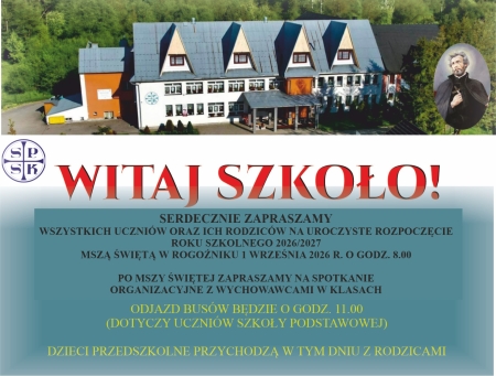 Witaj szkoło!